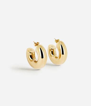 Chantal-Ohrring Kreisförmig - Gold
