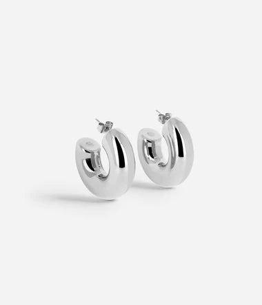 Chantal-Ohrring Kreisförmig - Silber