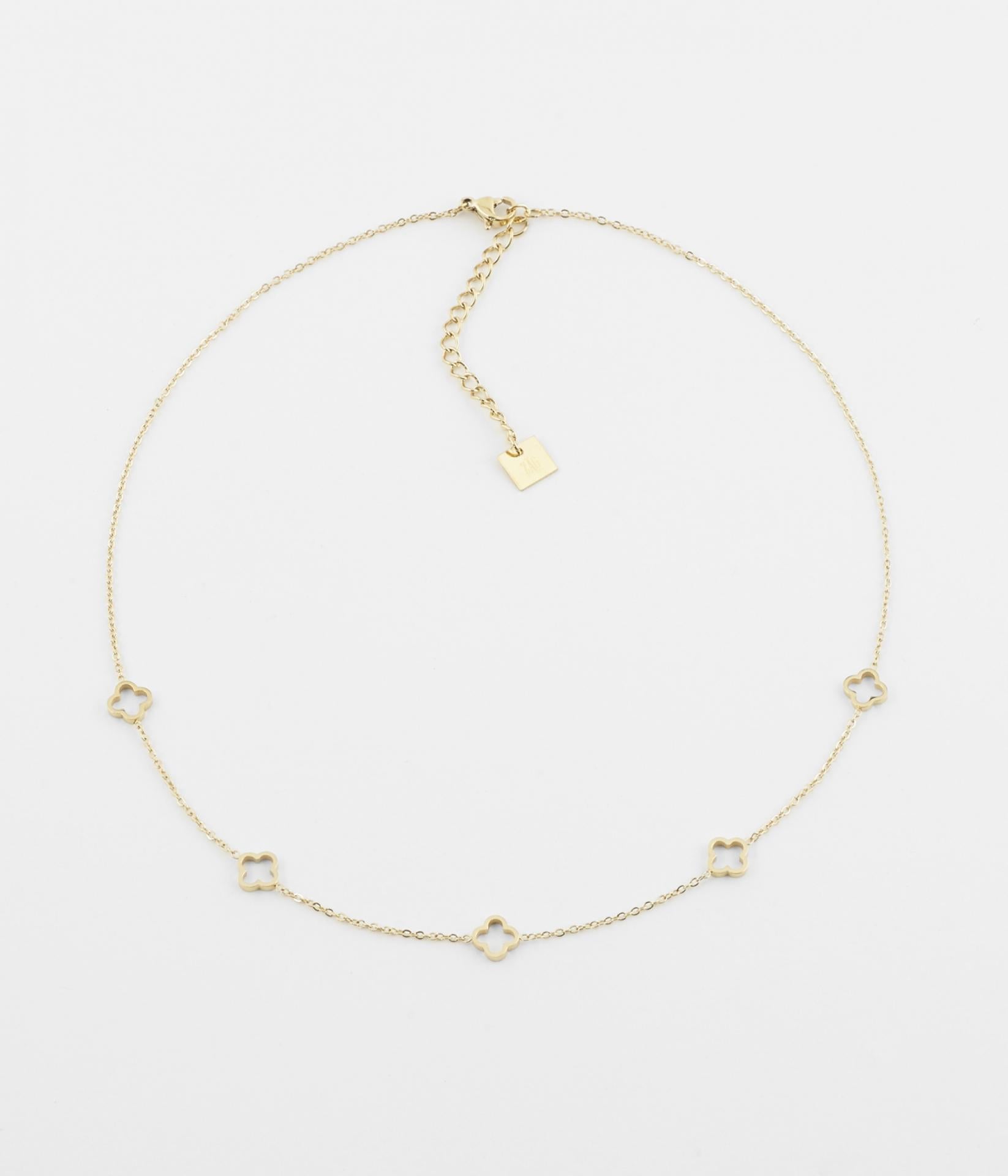 ZAG Bijoux COLLIER - DORE UNI gold Blumen Anhänger